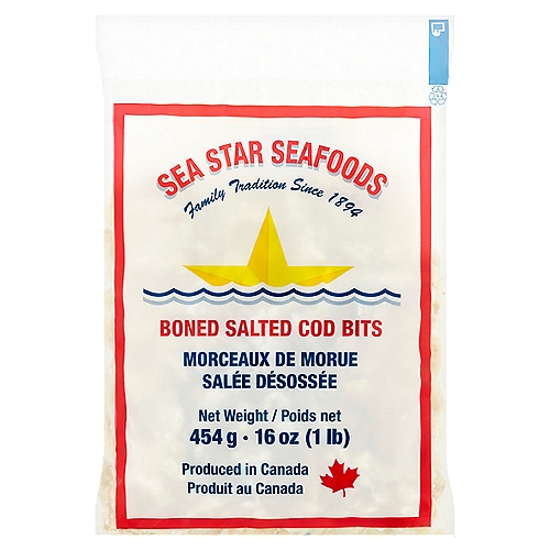 Sea Star Seafoods Boned Salted Cod Bits, 16 oz