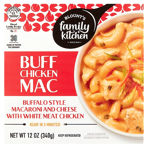 Blount's Family Kitchen Buff Chicken Mac, 12 oz