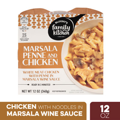 Blount's Family Kitchen Marsala Penne and Chicken, 12 oz