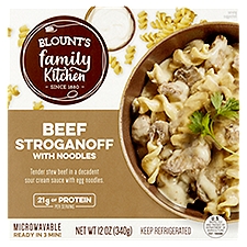 Blount's Family Kitchen Beef Stroganoff with Noodles, 12 oz
