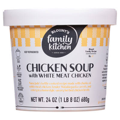 Blount's Family Kitchen Chicken Soup with White Meat Chicken, 24 oz