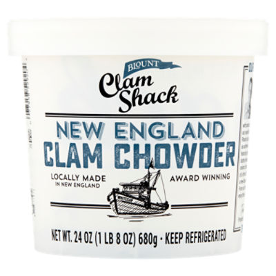 Blount Clam Shack New England Clam Chowder, 24 oz