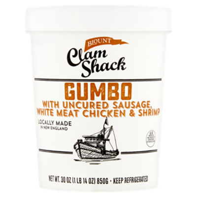 Blount Clam Shack Gumbo with Uncured Sausage, White Meat Chicken