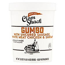 Blount Clam Shack Gumbo with Uncured Sausage, White Meat Chicken & Shrimp, 30 oz