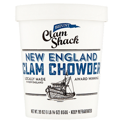 Blount Clam Shack New England Clam Chowder, 30 oz