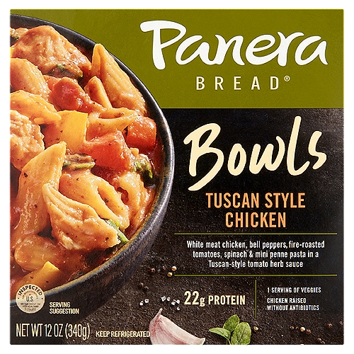 Panera Bread Bowls Tuscan Style Chicken, 12 oz