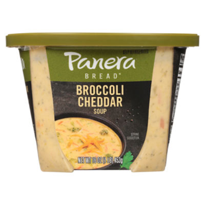 Panera Bread Broccoli Cheddar Soup, 16 OZ Soup Cup 16 oz, Deli