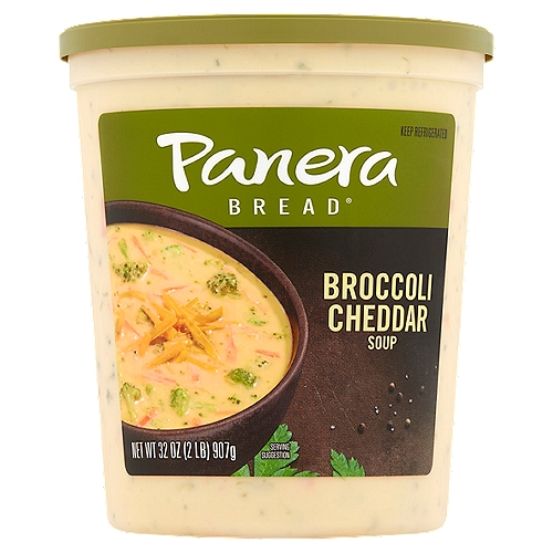 Panera Bread Broccoli Cheddar Soup, 32 oz