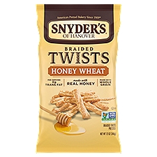 Snyder's of Hanover Braided Twists Honey Wheat Pretzels, 12 Ounce