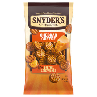 Snyder's of Hanover Pretzel Sandwiches, Cheddar Cheese, 8 Oz