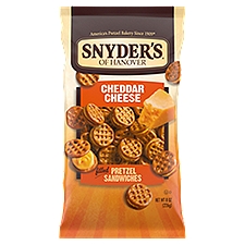 Snyder's of Hanover Cheddar Cheese Pretzel Sandwiches, 8 oz, 8 Ounce
