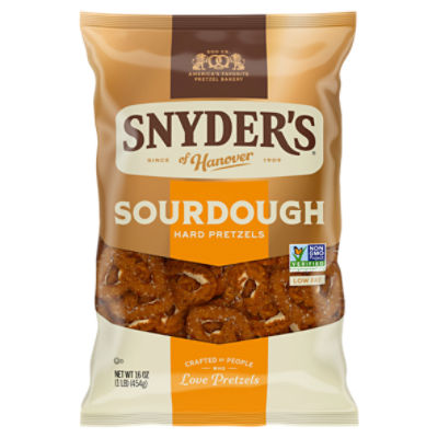 Snyder's of Hanover Pretzels, Sourdough Hard Pretzels, Family Size 16 Oz Bag The Fresh Grocer