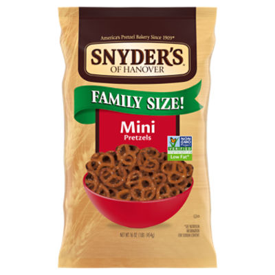 Snyder's of Hanover® Pretzels, Mini Pretzels, Family Size 16 Oz