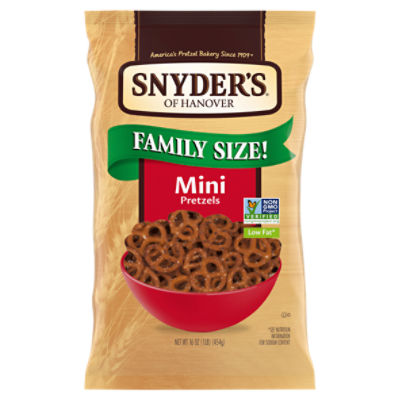 Snyder's of Hanover® Pretzels, Mini Pretzels, Family Size 16 Oz ShopRite