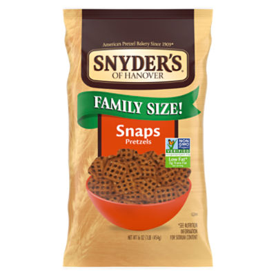 Snyder's of Hanover® Pretzel Snaps, Family Size, 16 Oz Bag