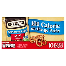 Snyder's of Hanover Mini 100 Calorie Pack Pretzels, 9 Ounce