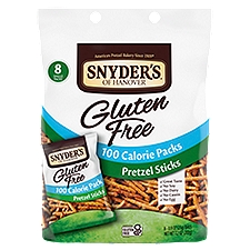 Snyder's of Hanover Gluten Free Pretzel Sticks, 0.9 oz, 8 count