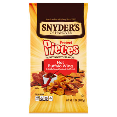 Snyder's of Hanover Hot Buffalo Wing Pretzel Pieces, 12 oz