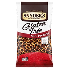 Snyder's of Hanover, Gluten Free Mini Pretzels, 8 Oz Bag