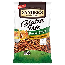 Snyder's of Hanover Gluten Free Honey Mustard & Onion Pretzel Sticks, 7 oz