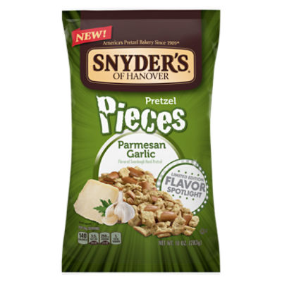 Snyder's of Hanover Pretzel Pieces, Parmesan Garlic, 10 Oz