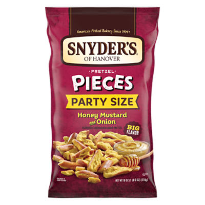 Snyder's of Hanover Pretzel Pieces, Honey Mustard and Onion, Party Size