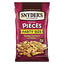 Snyder's of Hanover Honey Mustard and Onion Pretzel Pieces Party Size, 18 oz