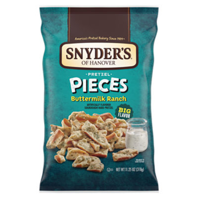 Snyder's of Hanover Pretzel Pieces, Buttermilk Ranch, 11.25 Oz, 11.25 Ounce