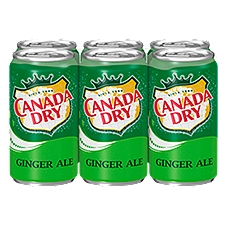 Canada Dry Ginger Ale - 6 Pack Cans, 45 Fluid ounce