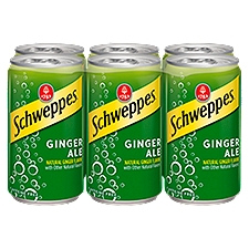 Schweppes Ginger Ale Cans - 6 Pack, 45 Fluid ounce