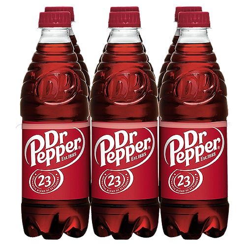Dr Pepper Soda, 6 count