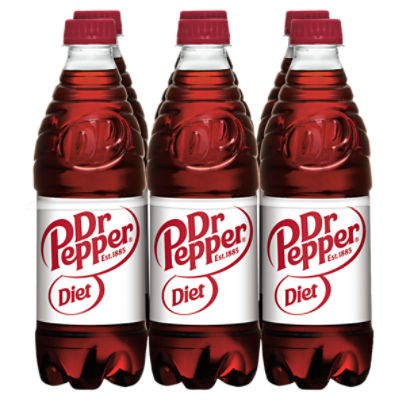 Dr Pepper Diet Soda, 6 count