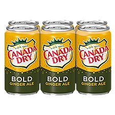 Canada Dry Bold Ginger Ale, 6 count