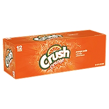 Crush Orange Soda, 12 fl oz, 12 count, 144 Fluid ounce