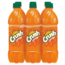 Crush Orange Soda - 6 Pack Bottles, 101.44 Fluid ounce