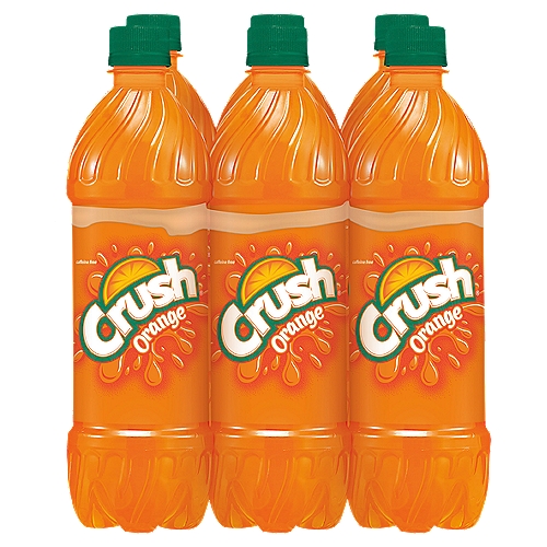 Crush Orange Soda, 6 count