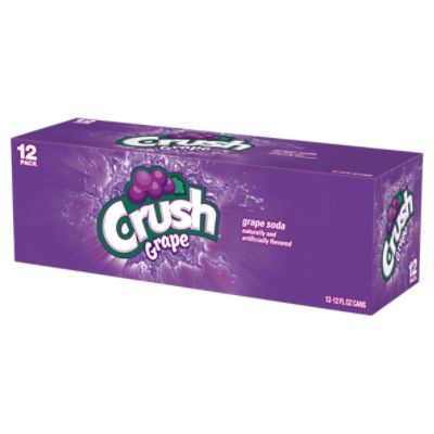 Crush Grape Soda, 12 fl oz, 12 count - Price Rite