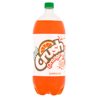 Diet Crush No Calorie Orange Soda, 2 liters