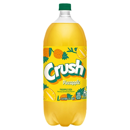 Crush Pineapple Soda, 2 liters
One 2 liter bottle
