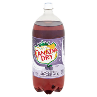 Canada Dry Blackberry Ginger Ale Single Bottle, 67.6 fl oz ShopRite
