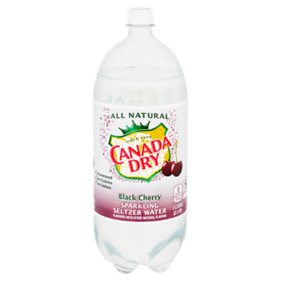 Canada Dry Black Cherry Sparkling Seltzer Water - 2 Liter, 67.6 fl oz