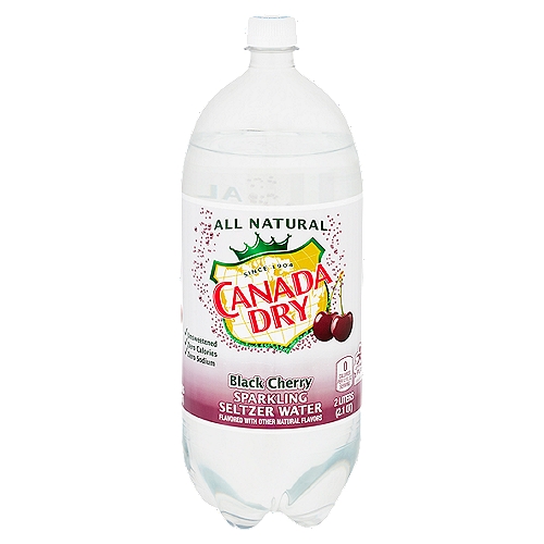 Canada Dry Black Cherry Sparkling Seltzer Water - 2 Liter, 67.6 fl oz