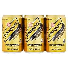 Schweppes Tonic Water, 7.5 fl oz, 6 count