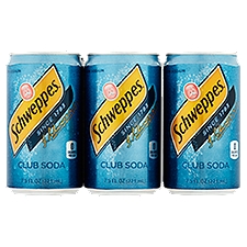 Schweppes Club Soda, 45 Fluid ounce