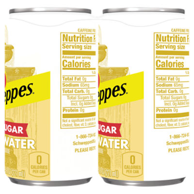 Schweppes - Varieties & Nutrition Facts