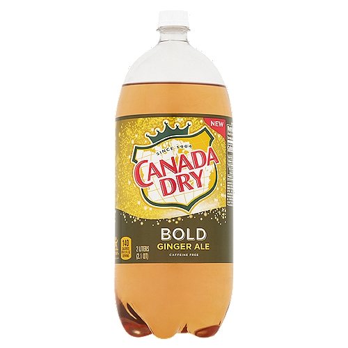 Canada Dry Bold Ginger Ale, 2 liters