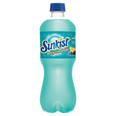 Sunkist Berry Lemonade Soda, 20 fl oz bottle