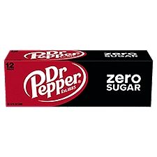 Dr Pepper Zero Sugar, Soda, 144 Fluid ounce