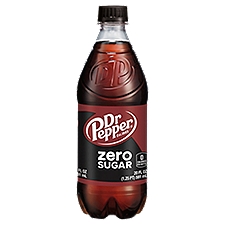 Dr Pepper Zero Sugar Soda, 20 fl oz