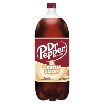 Dr Pepper Cream Soda, 2 qt